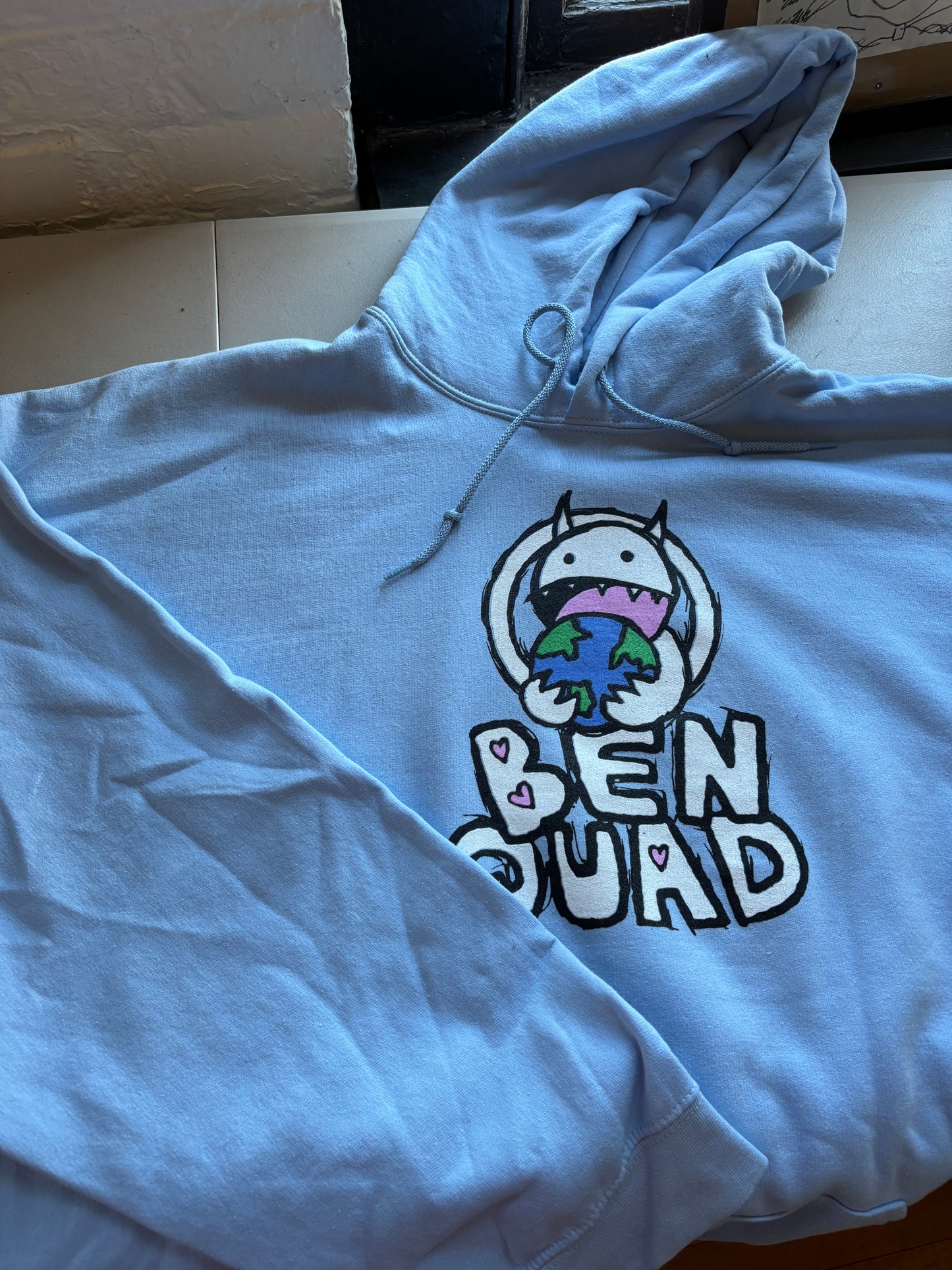 Blue Scene Monster Hoodie (3XL ONLY)
